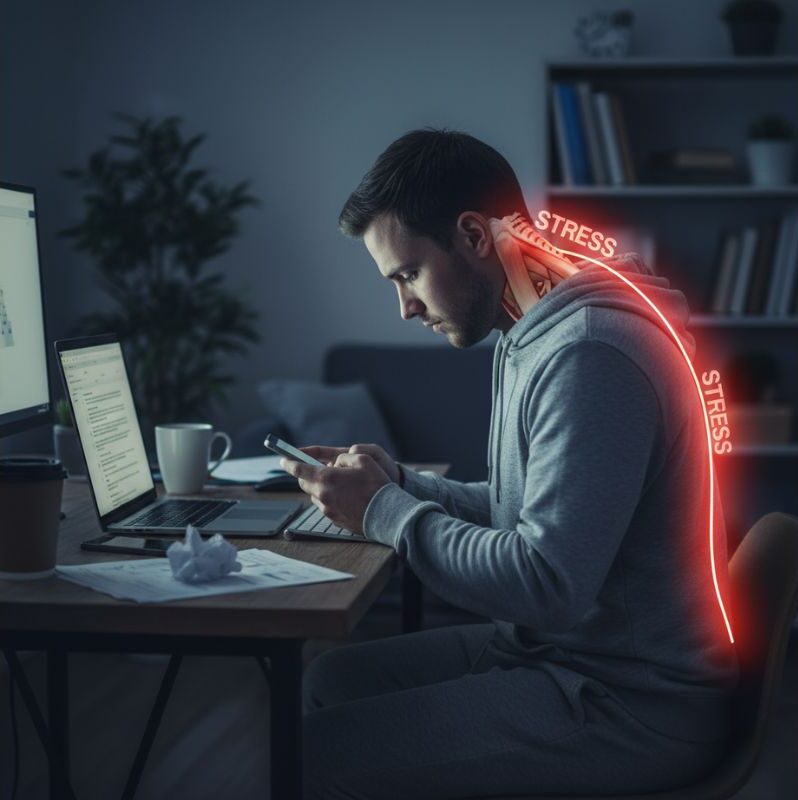 Dor no Pescoço: Como a Quiropraxia pode me ajudar ? Trata a Causa Raiz (Não só o Sintoma) Dor no Pescoço: Como a Quiropraxia pode me ajudar ? Trata a Causa Raiz (Não só o Sintoma)