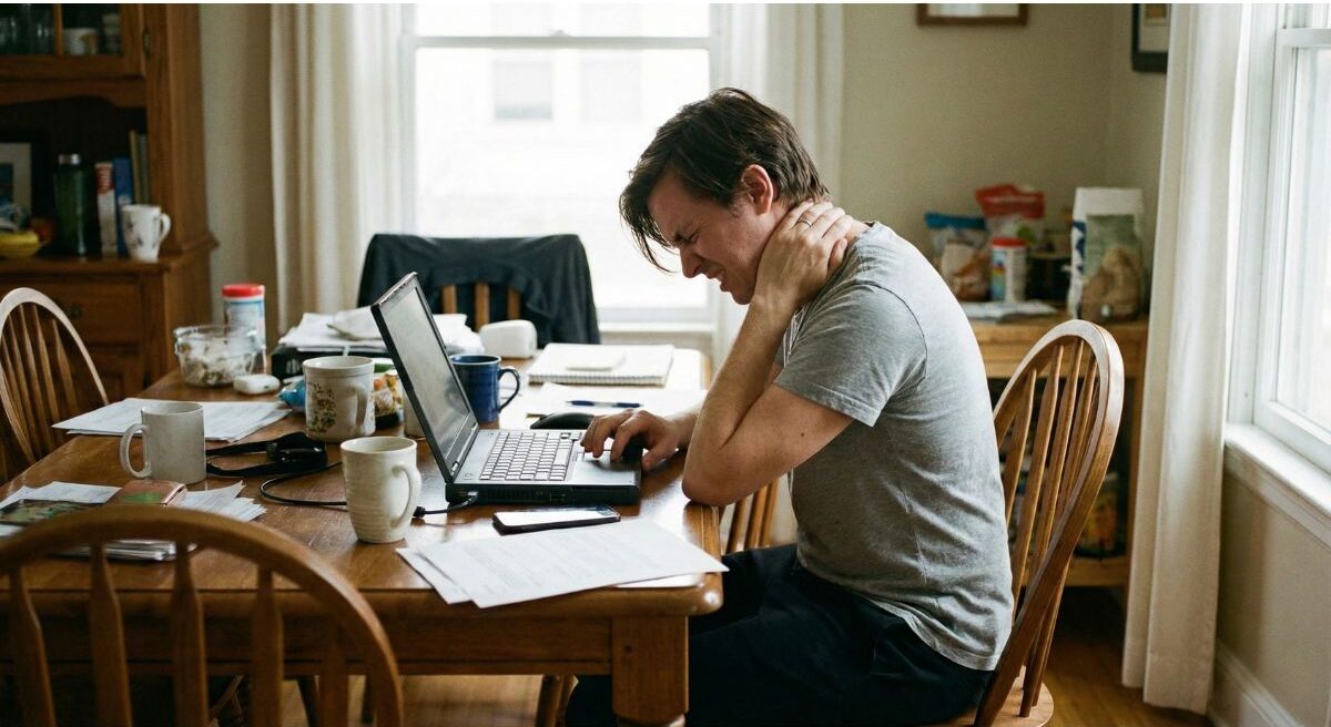 Dor nas Costas depois que Comecei o Home Office
