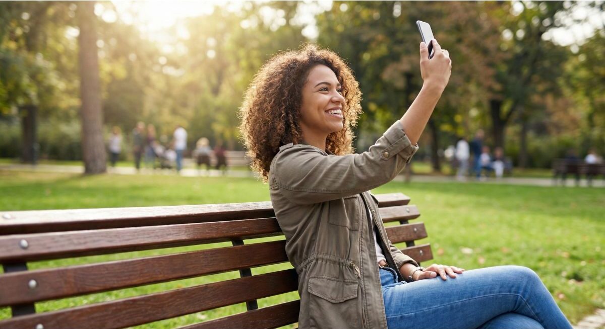 Melhore sua postura usando o celular.